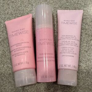 Mary Kay TimeWise Primer Set - Pink SPF CREAM Pore Minimizer microdermabrasion